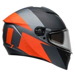 Casco Integrale Bell Lithium 2025 Shear Grigio Opaco Arancione