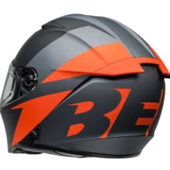 Casco Integrale Bell Lithium 2025 Shear Grigio Opaco Arancione