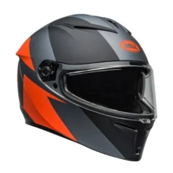 Casco Integrale Bell Lithium 2025 Shear Grigio Opaco Arancione