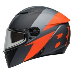 Casco Integrale Bell Lithium 2025 Shear Grigio Opaco Arancione