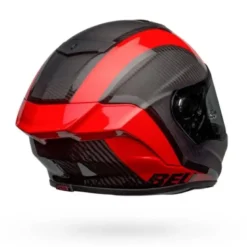 Casco Integrale Bell Race Star Flex DLX Tantrum2 Rosso Nero Opaco Lucido