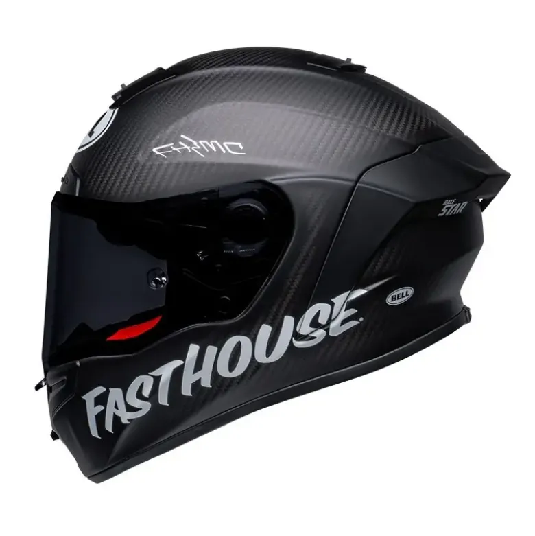 Casco Integrale Bell Race Star Flex 2023 Fasthouse Street Punk Nero