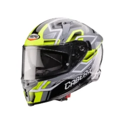 Casco Integrale Caberg Avalon X Brama Grigio Giallo Fluo Nero
