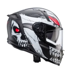 Casco Integrale Caberg Avalon X Punk Grigio Opaco Nero Rosso