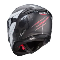 Casco Integrale Caberg Avalon X Punk Grigio Opaco Nero Rosso