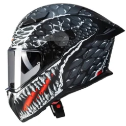 Casco Integrale Caberg Drift Evo II Crok Nero Opaco Antracite Rosso