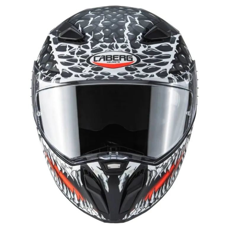 Casco Integrale Caberg Drift Evo II Crok Nero Opaco Antracite Rosso