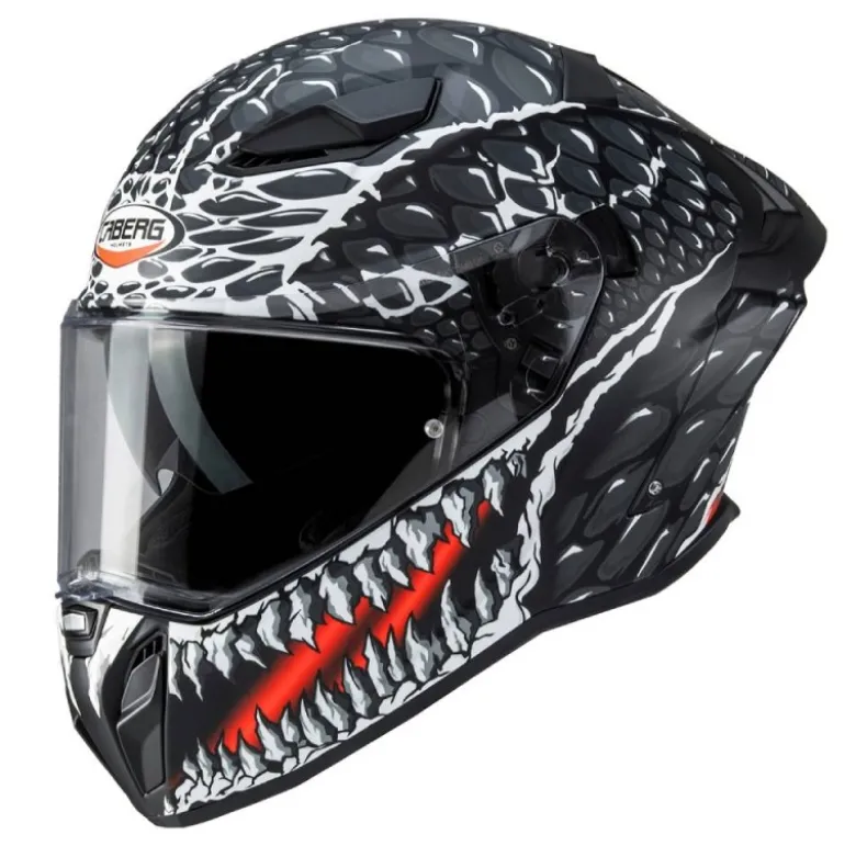 Casco Integrale Caberg Drift Evo II Crok Nero Opaco Antracite Rosso