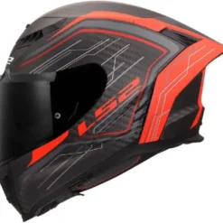 Casco Integrale Carbonio LS2 FF807 Dragon Subic Rosso