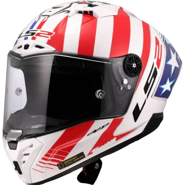 Casco Integrale Carbonio LS2 FF805 Thunder C Gp Aero Replica Baz
