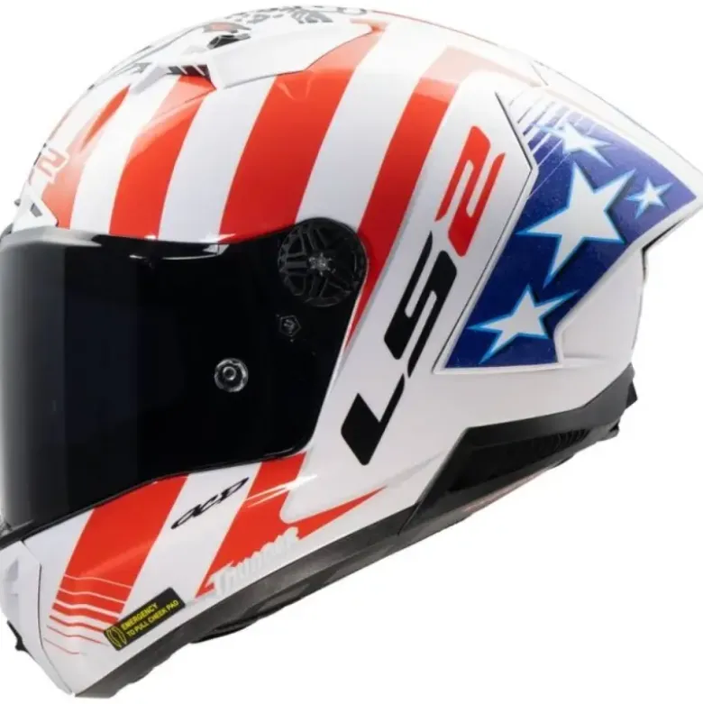 Casco Integrale Carbonio LS2 FF805 Thunder C Gp Aero Replica Baz