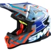 Casco Integrale Cross SMK ALLTERRA X-ACES Blu Bianco