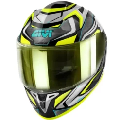 Casco Integrale Givi 50.9 Atomic Nero Lucido Argento Giallo
