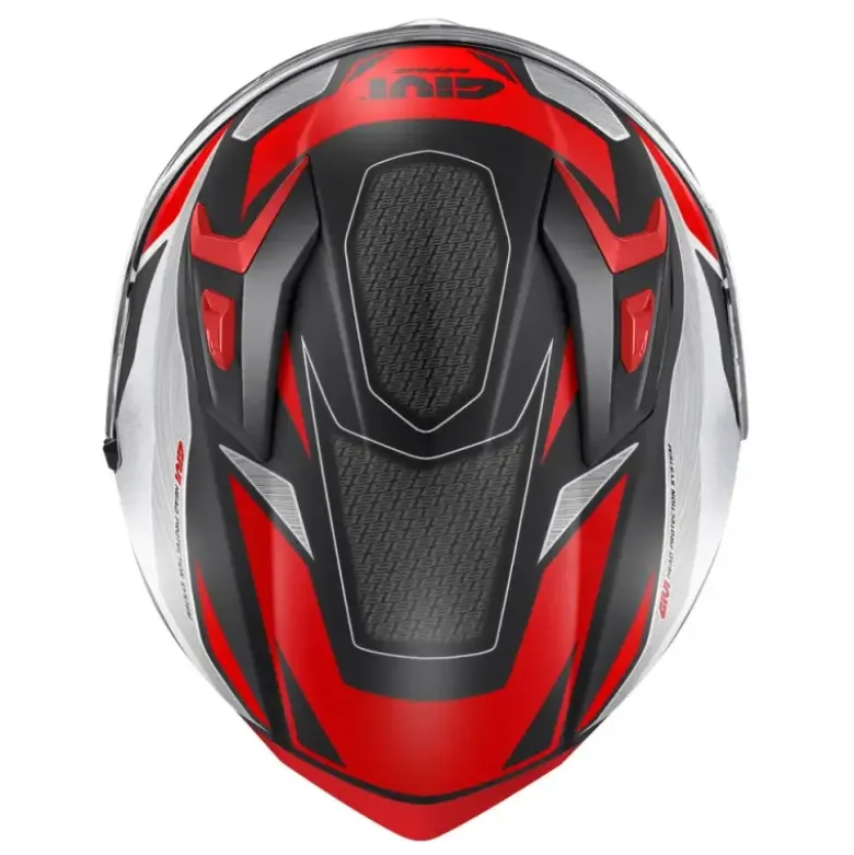 Casco Integrale Givi 50.8 Brave Nero Opaco Titanio Rosso
