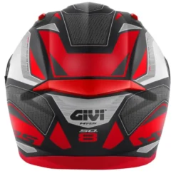Casco Integrale Givi 50.8 Brave Nero Opaco Titanio Rosso