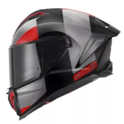 Casco Integrale Givi 50.3 Vision Nero Titanio Rosso Lucido
