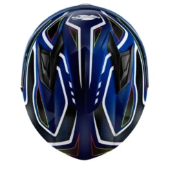 Casco Integrale Kappa KV56 Neon Nero Lucido Blu