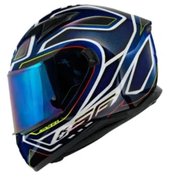 Casco Integrale Kappa KV56 Neon Nero Lucido Blu