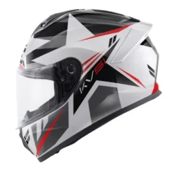 Casco Integrale Kappa KV51 Zenith Bianco Lucido Nero Rosso