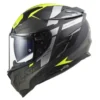 Casco Integrale Ls2 FF327 Challenger Allert Titanio Giallo