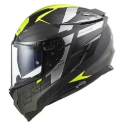 Casco Integrale Ls2 FF327 Challenger Allert Titanio Giallo