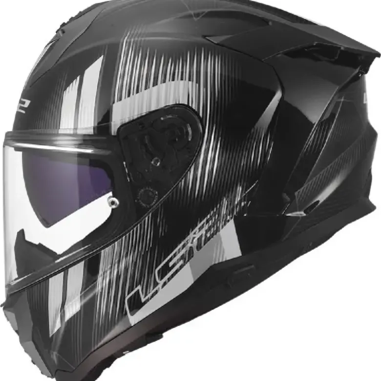Casco Integrale Ls2 FF817 Challenger II Nitro Nero Grigio Lucido