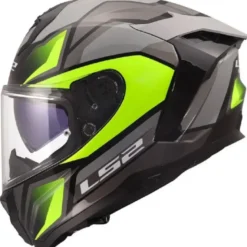 Casco Integrale Ls2 FF817 Challenger II Viper Grigio Giallo Lucido