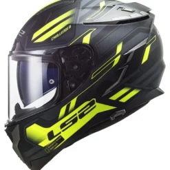 Casco Integrale Ls2 FF327 Challenger Spin Cobalto Giallo Alta Visibilità