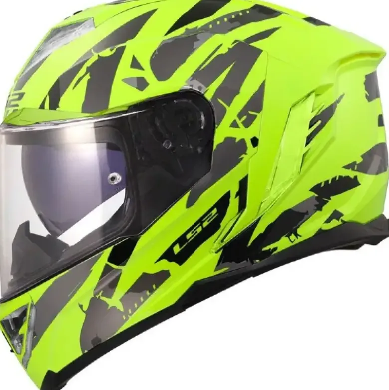 Casco Integrale Ls2 FF818 Storm III Kaos Giallo Lucido