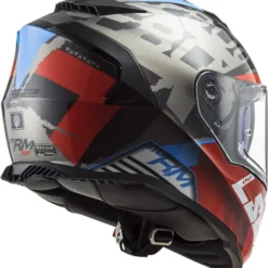 Casco Integrale Ls2 Ff800 Storm Sprinter Nero Rosso Titanio