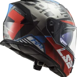 Casco Integrale Ls2 Ff800 Storm Sprinter Nero Rosso Titanio