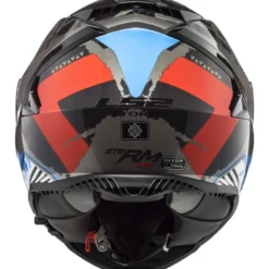 Casco Integrale Ls2 Ff800 Storm Sprinter Nero Rosso Titanio