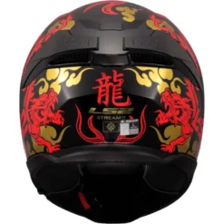 Casco Integrale Ls2 FF808 Stream II Drako Nero Rosso