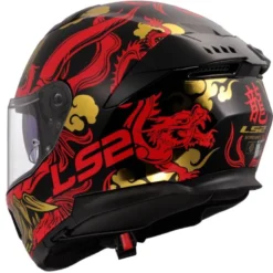Casco Integrale Ls2 FF808 Stream II Drako Nero Rosso