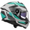 Casco Integrale Ls2 FF808 Stream II Road Cyan Grigio Chiaro