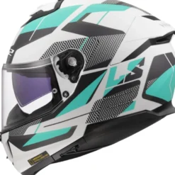 Casco Integrale Ls2 FF808 Stream II Road Cyan Grigio Chiaro