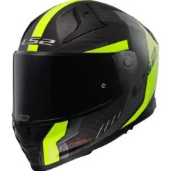 Casco Integrale Ls2 FF811 Vector II Carbon Grid Nero H-V Giallo Opaco