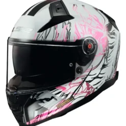 Casco Integrale Ls2 FF811 Vector II Darflo Bianco Rosa