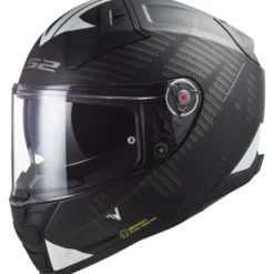Casco Integrale Ls2 FF811 Vector II Splitter Nero Bianco Opaco