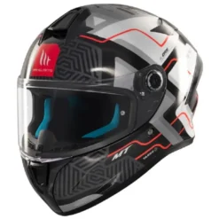 Casco Integrale Mt Helmets  Ff106B Targo S Brik C0 Lucido