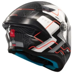 Casco Integrale Mt Helmets  Ff106B Targo S Brik C0 Lucido