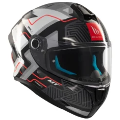 Casco Integrale Mt Helmets  Ff106B Targo S Brik C0 Lucido