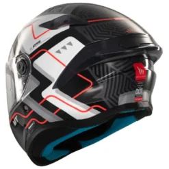 Casco Integrale Mt Helmets  Ff106B Targo S Brik C0 Lucido