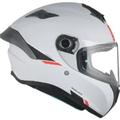 Casco Integrale Mt Helmets  Ff106B Targo S Solid A12 Lucido Grigio