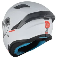Casco Integrale Mt Helmets  Ff106B Targo S Solid A12 Lucido Grigio