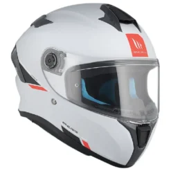 Casco Integrale Mt Helmets  Ff106B Targo S Solid A12 Lucido Grigio