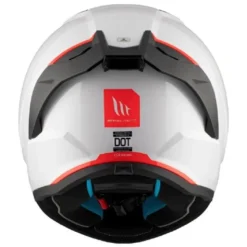 Casco Integrale Mt Helmets Ff126 Stinger 2 A0 Solid Perla Lucido Bianco