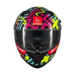 Casco Integrale Mt Helmets  Ff128Sv Braker Sv Crazy Teddy B7 Lucido