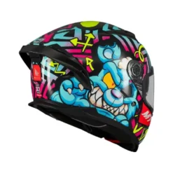 Casco Integrale Mt Helmets  Ff128Sv Braker Sv Crazy Teddy B7 Lucido