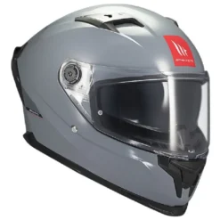 Casco Integrale Mt Helmets  Ff128Sv Braker Sv Solid A12 Lucido Grigio